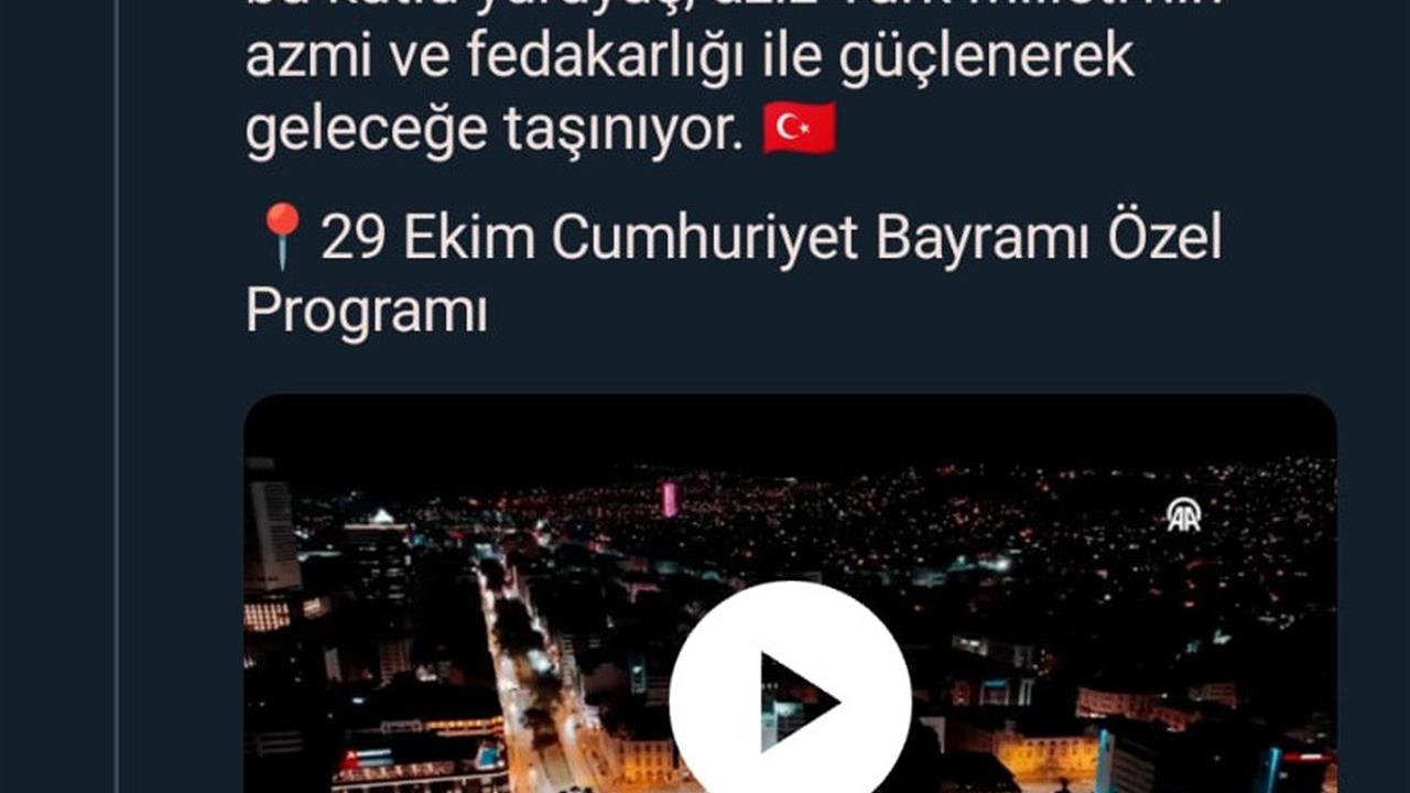 Ankara'da Cumhuriyet Bayramı Coşkusu, Emine Erdoğan'dan Mesaj