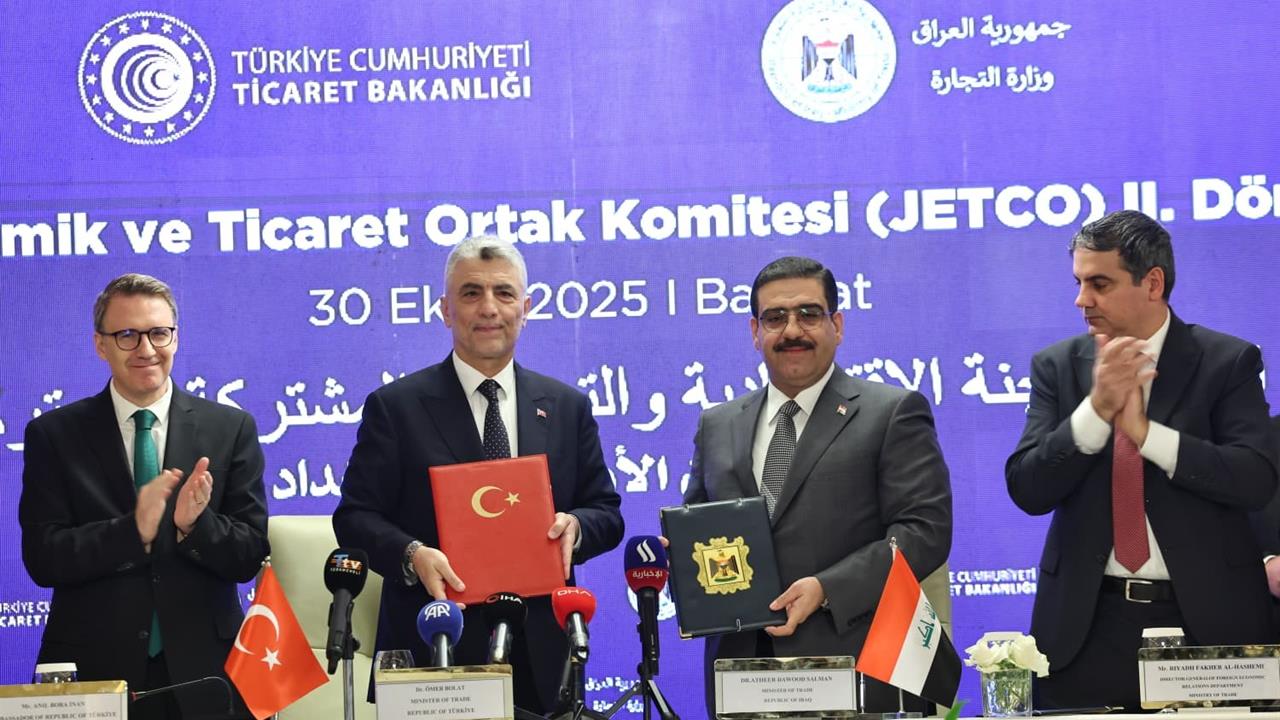 Bağdat'ta Türkiye ve Irak Arasında JETCO 2. Dönem Protokolü İmzalandı