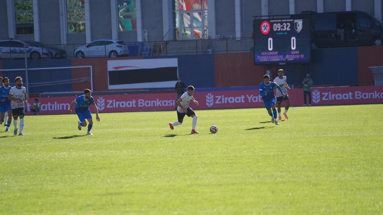 Zonguldakspor, Bodrum FK ile oynadığı Ziraat Türkiye Kupası maçında 0-5 mağlup oldu
