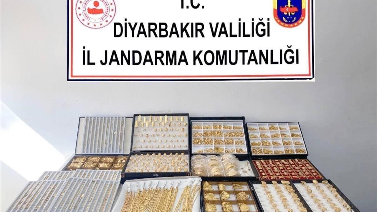 Diyarbakır Çınar'da 40 Milyon Lira Değerinde Kaçak Altın Ele Geçirildi