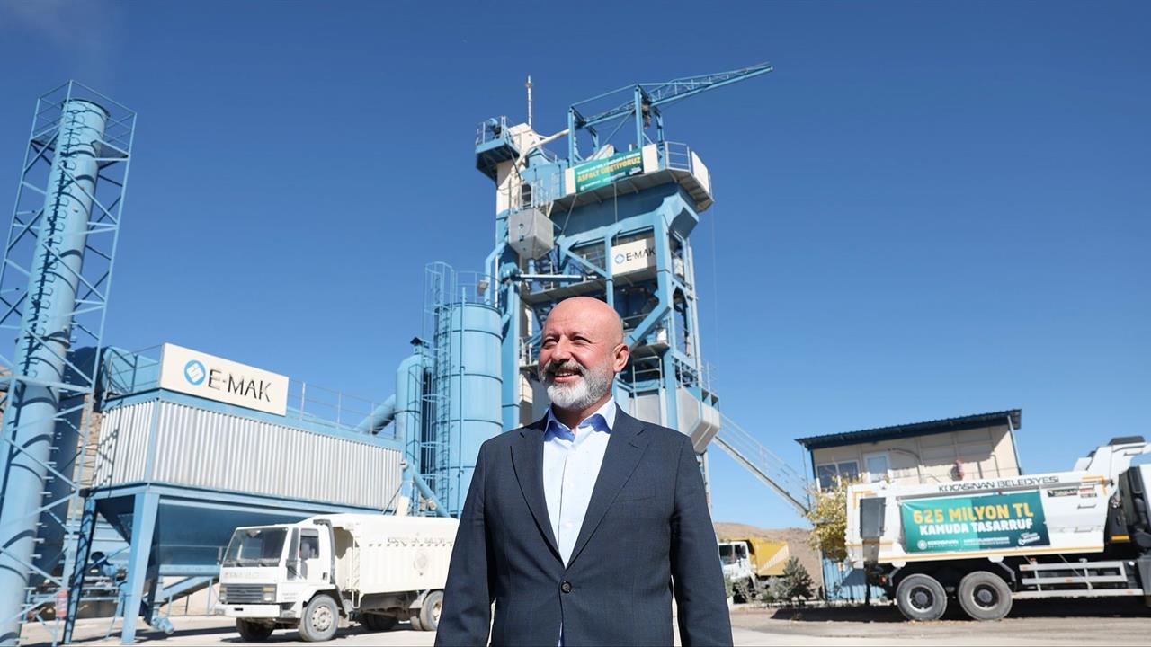 Kayseri Kocasinan'da Asfalt Üretimiyle 625 Milyon TL Tasarruf Sağlandı