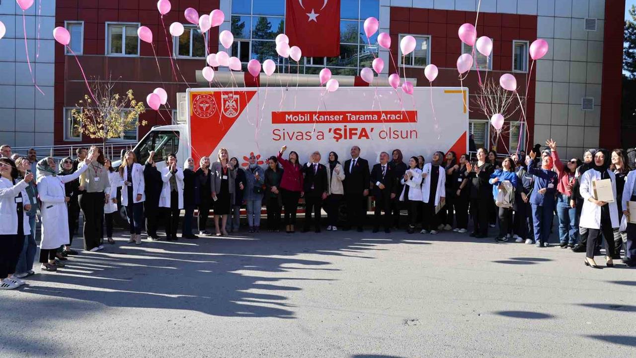Sivas'ta Mobil Kanser Tarama Aracı ile Tarama Sayısı Yüzde 148 Artış Gösterdi