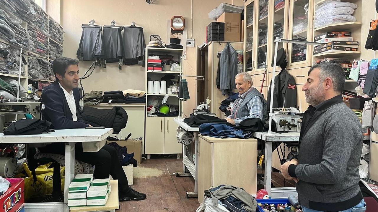 Kars Sarıkamış’ta Kaymakam Aslantatar, Esnaf Buluşmalarını Sürdürüyor