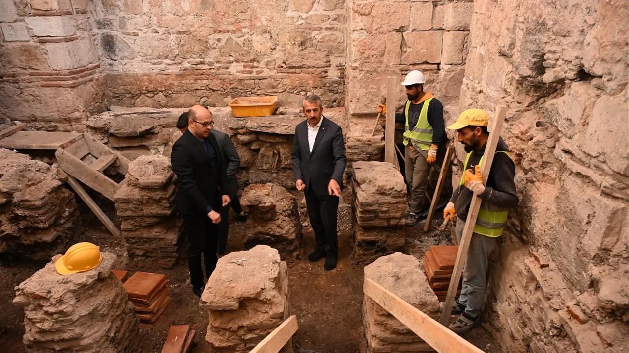 Edirne'de Gazimihal Hamamı'nın Restorasyonu Tamamlanmak Üzere