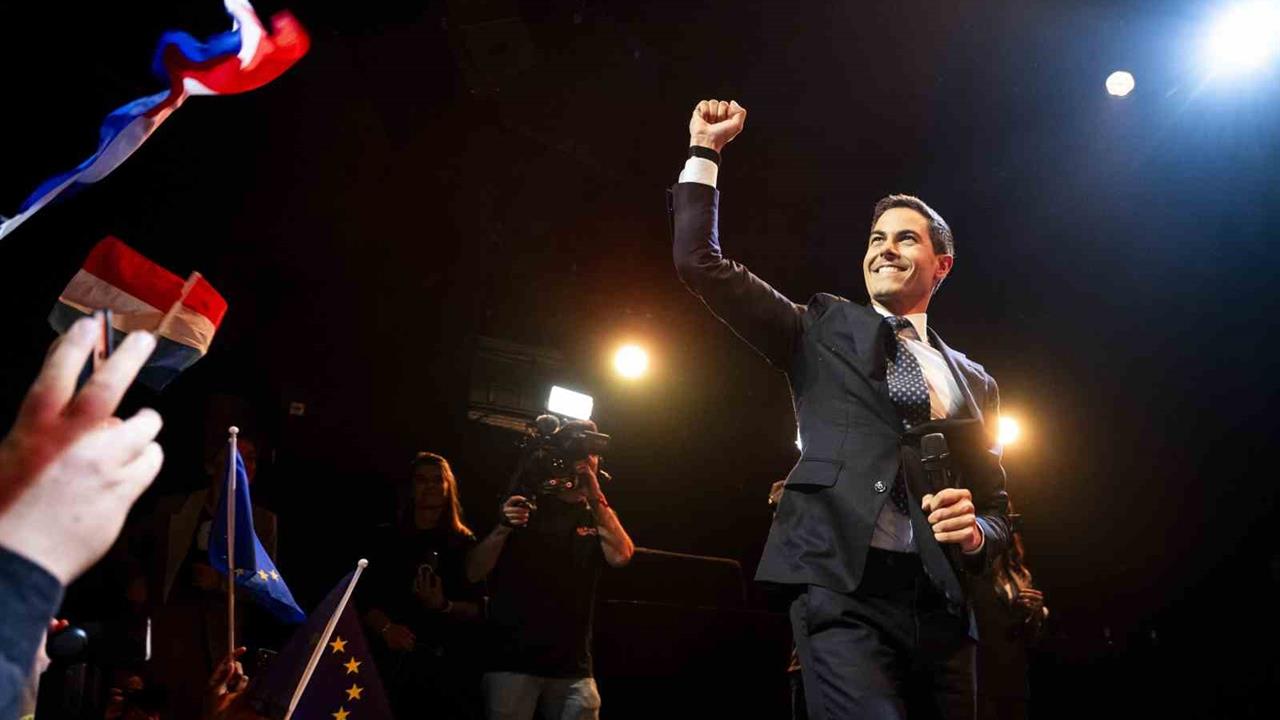 Hollanda Amsterdam'daki Seçimlerde D66 Lideri Jetten Zaferini Duyurdu