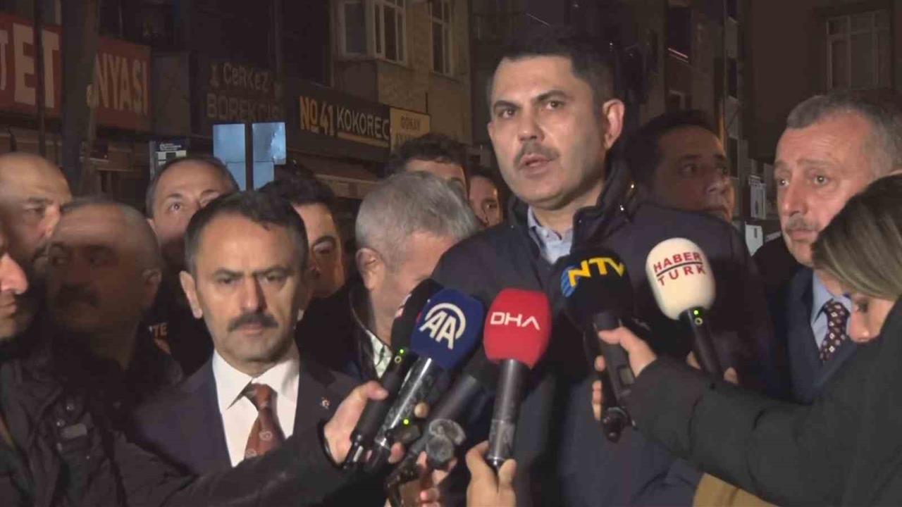 Gebze'de 16 Bina Tahliye Edildi, Bakan Kurum Açıklama Yaptı