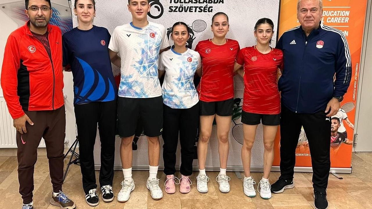 Erzincanlı Badmintoncular Almanya ve Macaristan'daki Turnuvalarda Yarı Finale Yükseldi