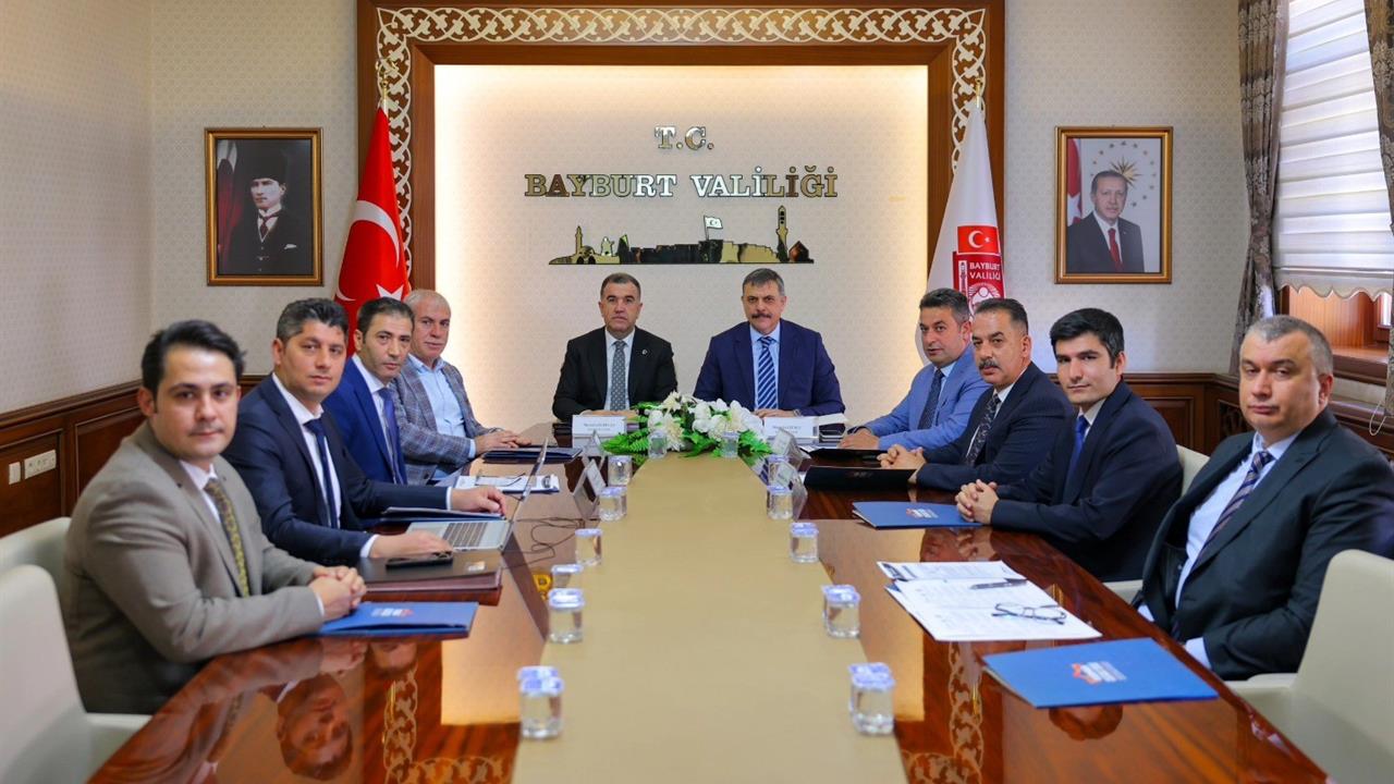 Erzurum Valisi Mustafa Çiftçi, Bayburt'ta KUDAKA Yönetim Kurulu Toplantısına Katıldı