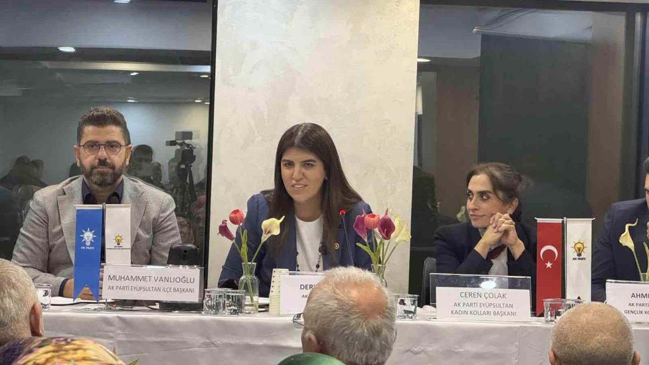 İstanbul Eyüpsultan'da Derya Ayaydın, AK Parti'nin Birlik Vurgusu Yaptı