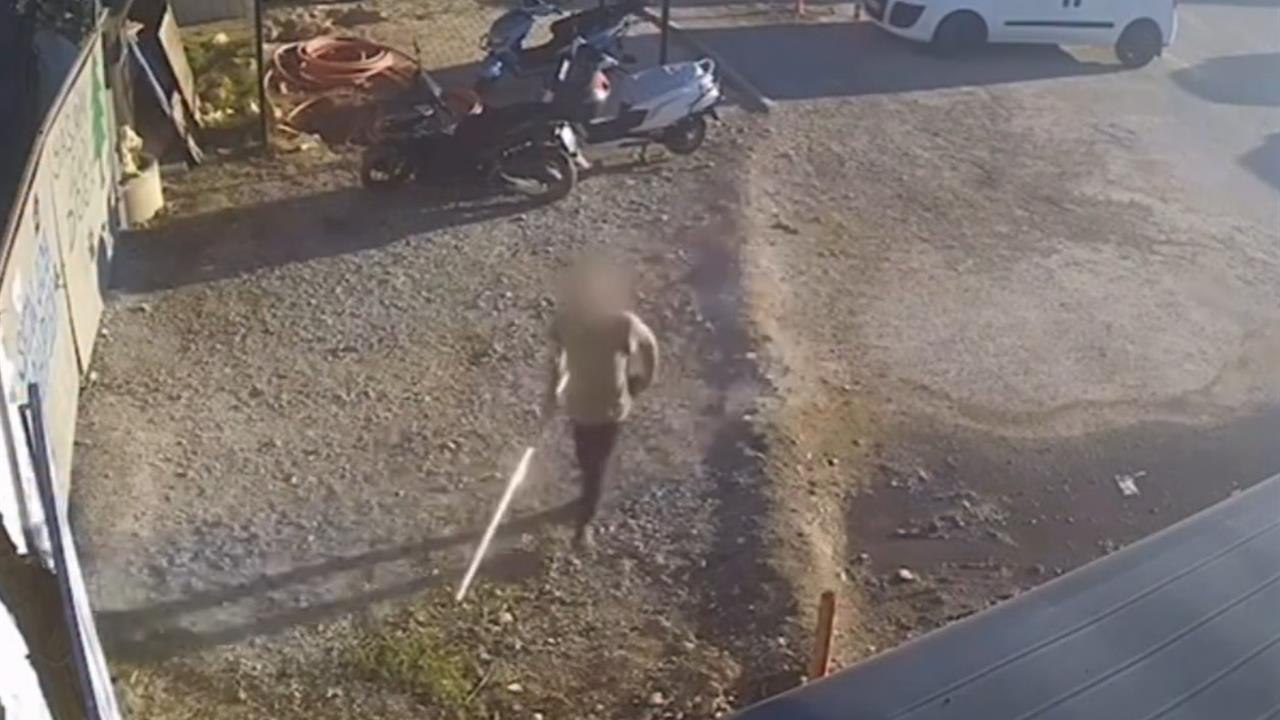 Didim'de Güvenlik Kamerasına Boru ile Zarar Verildiği İddia Edildi