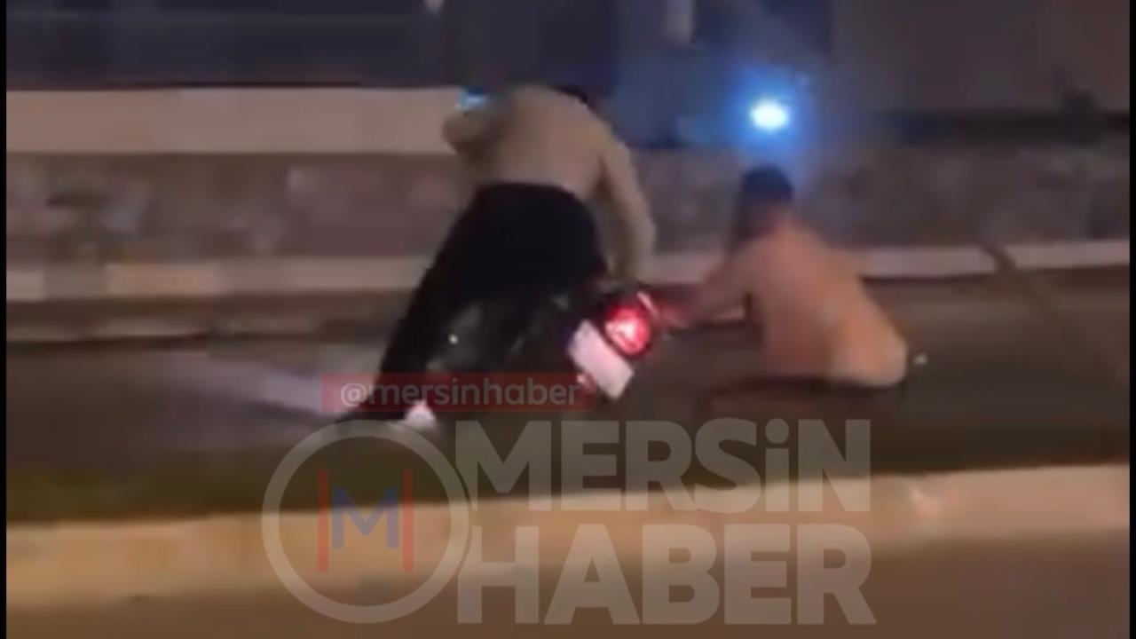 Mersin Erdemli'de Gece Saatlerinde Kavga