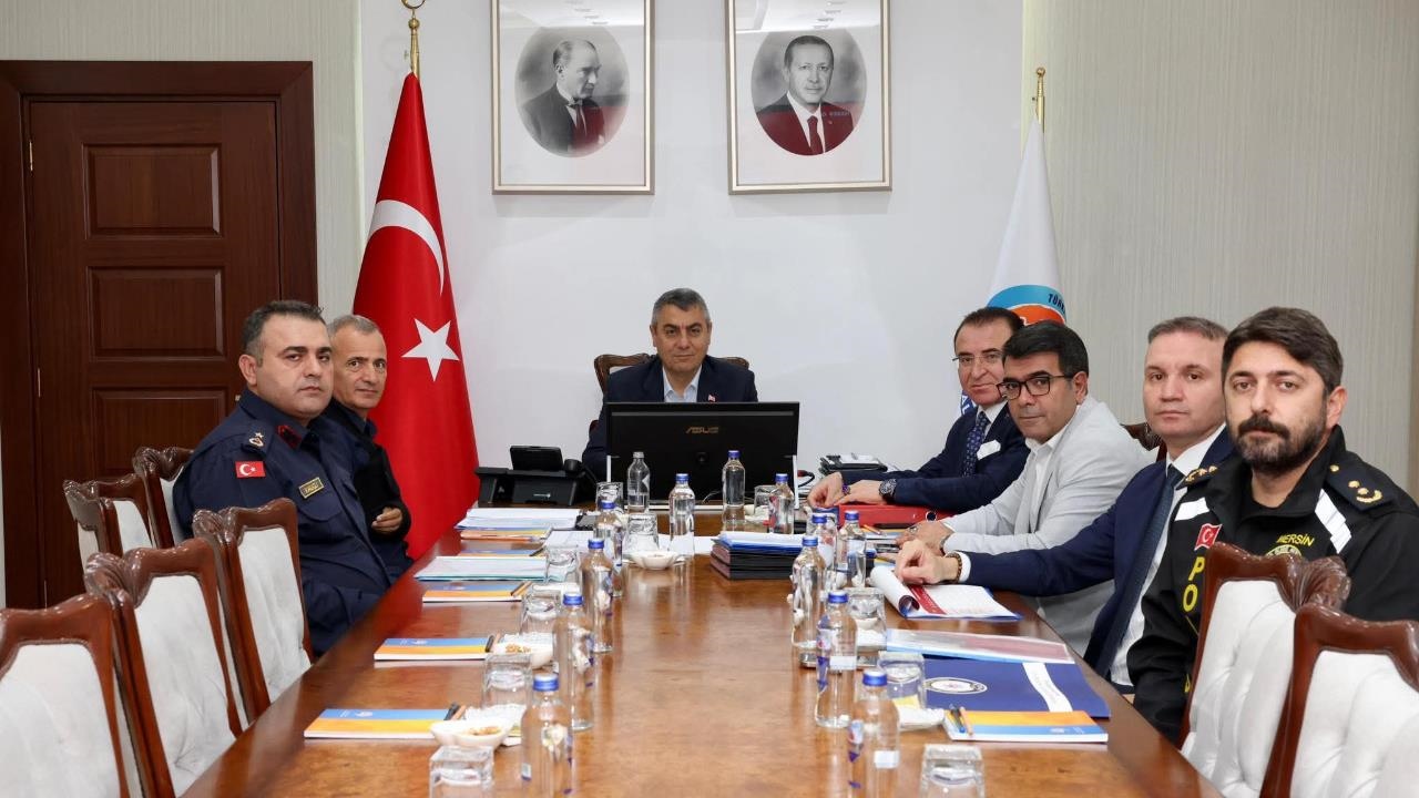 Mersin'de Güvenlik ve Asayiş Değerlendirme Toplantısı