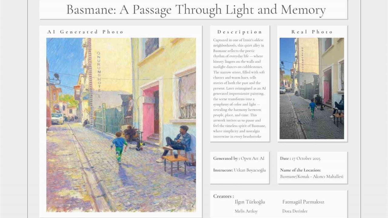 İzmir'de Öğrencilerin Sanat Projesi Sokakları Renklendiriyor