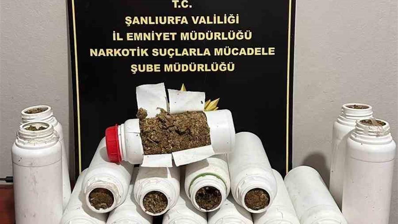 Şanlıurfa'da Gerçekleştirilen Operasyonda 7 Kilo Uyuşturucu Ele Geçirildi