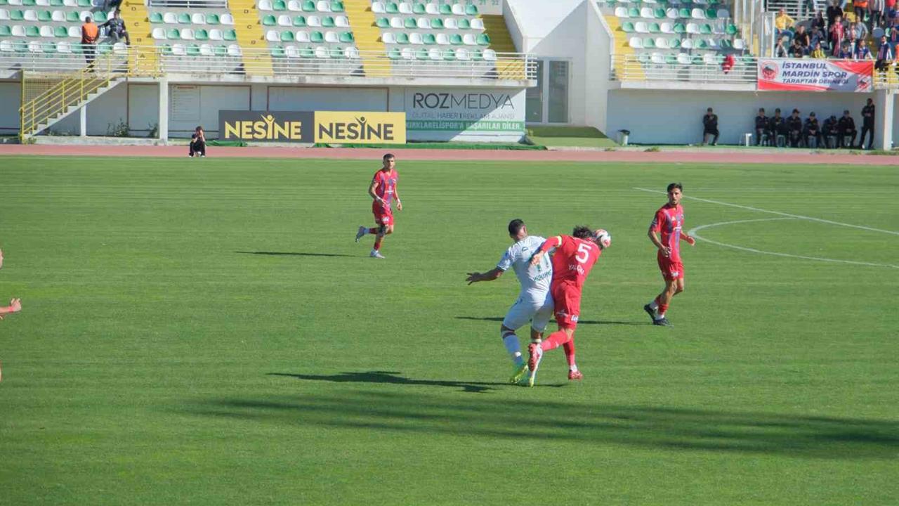 Kırklareli Merkez'de Kırklarelispor ile Mardin 1969 Spor Arasında Gerçekleşen Maç 1-1 Beraberlik ile Sonuçlandı