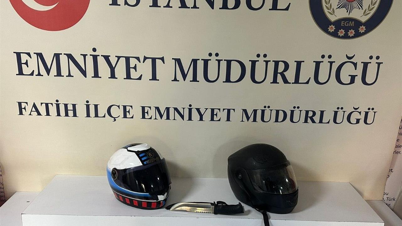 İstanbul Fatih'te Haraç İsteyen Motosikletli 4 Şüpheli Tutuklandı