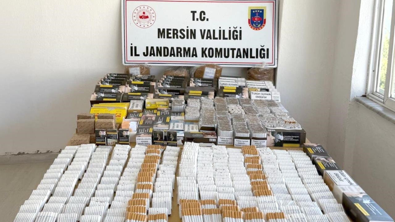 Jandarmadan Kaçak Makaron Operasyonu