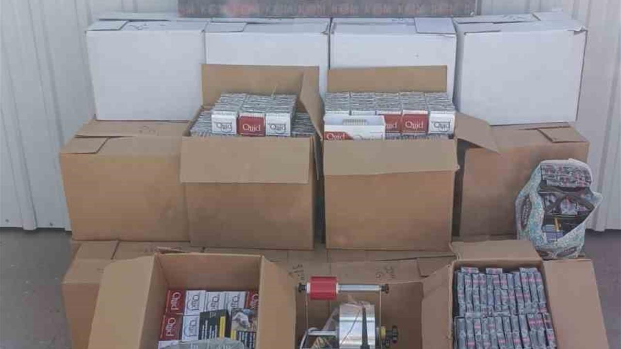 Aydın Efeler'de Gerçekleşen Operasyonda 260 Bin Dolu Makaron Ele Geçirildi