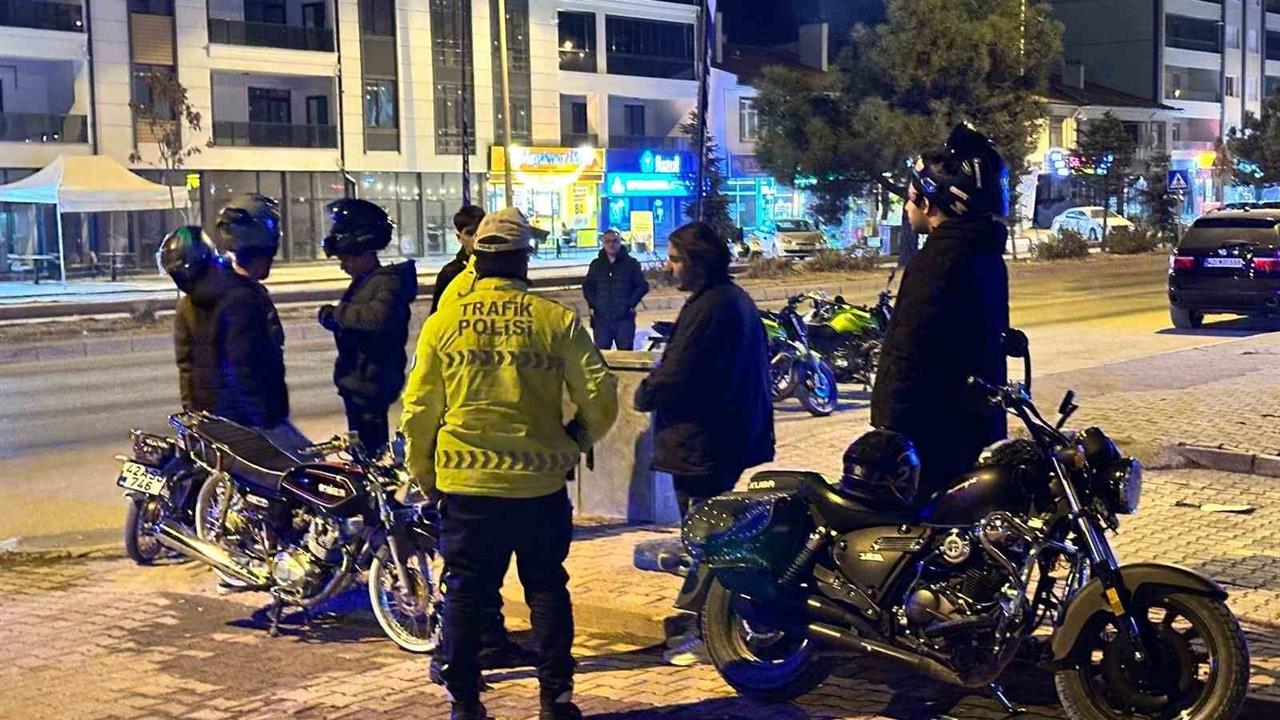 Konya Kulu'da Motosiklet Denetimleri Arttı, 62 Bin Lira Ceza Kesildi