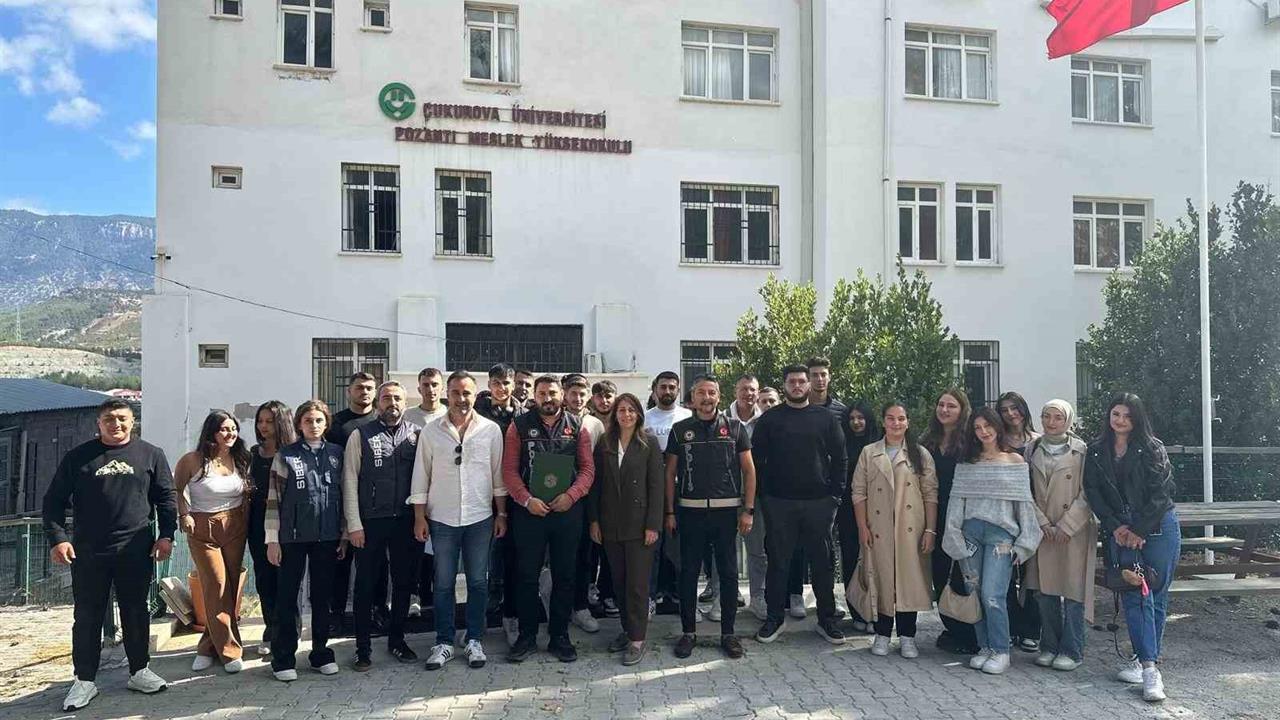 Adana Pozantı'da Öğrencilere Yönelik Bağımlılıkla Mücadele Eğitimi Düzenlendi