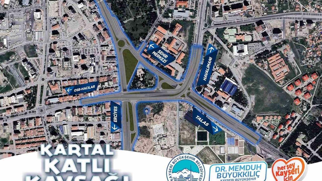 Kayseri'de Kartal Kavşağı Projesi ile Ulaşımda Yeni Dönem Başlıyor