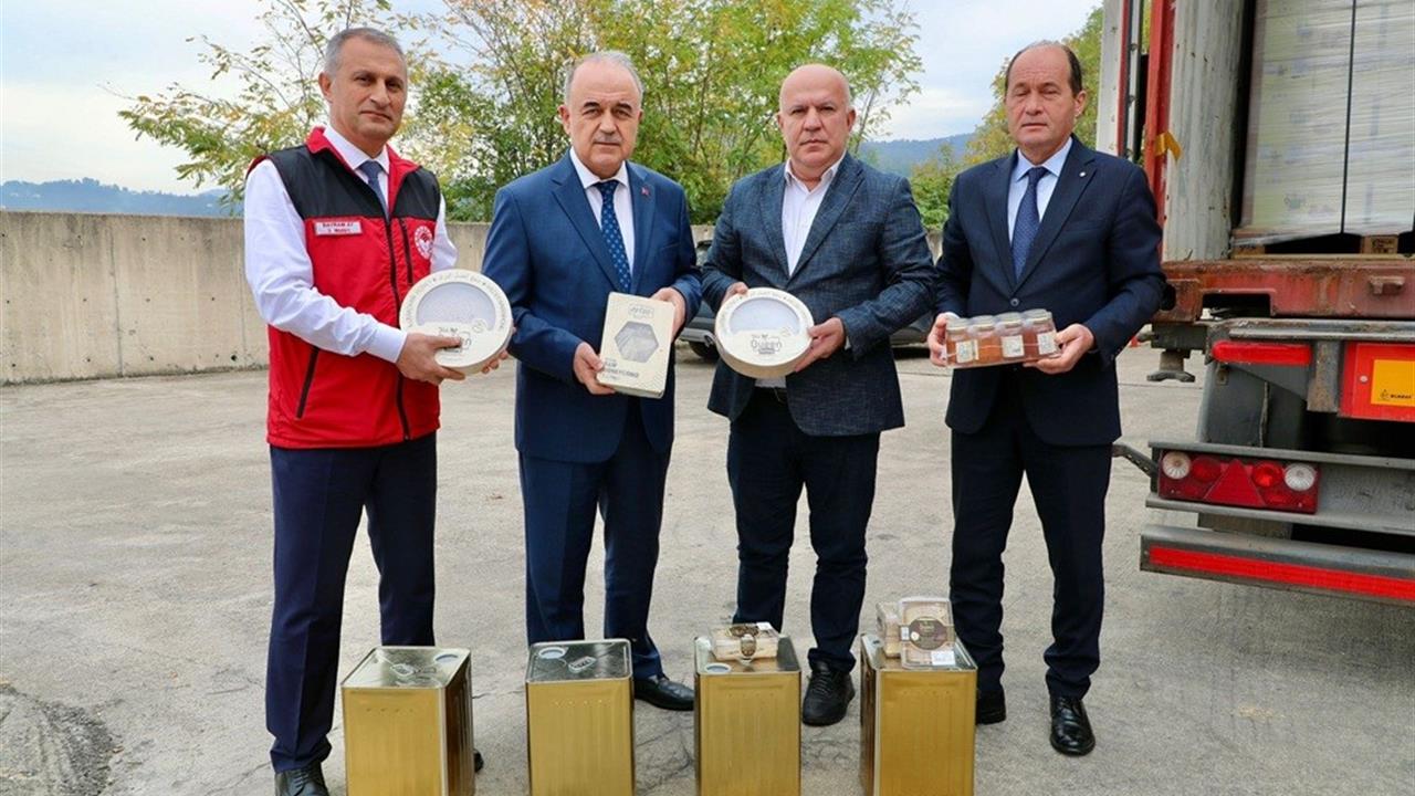 Ordu'dan İngiltere'ye 8 Ton 827 Kilogram Bal İhracatı Gerçekleştirildi
