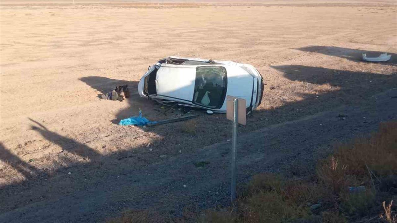 Konya Ereğli'de Kontrolden Çıkan Otomobil Takla Attı