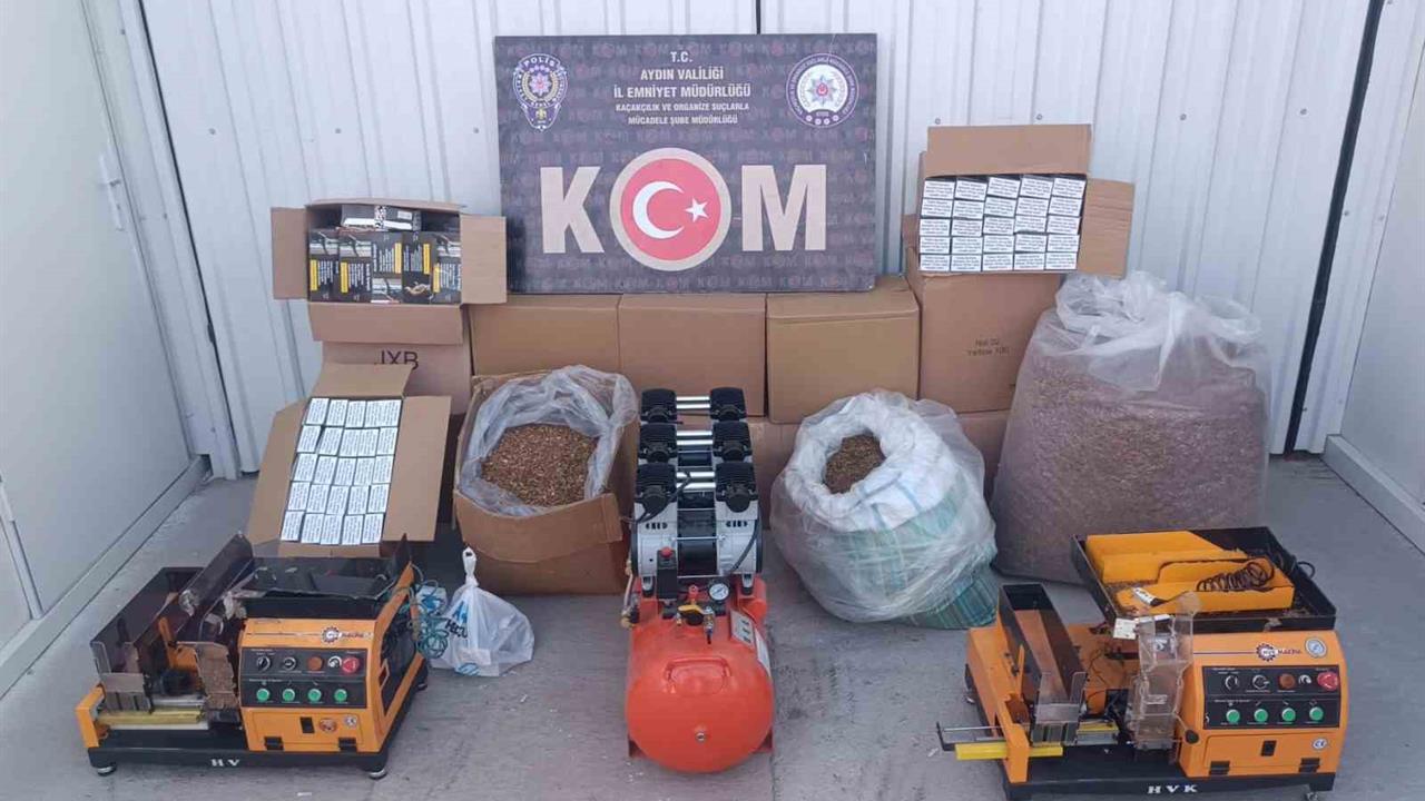 Aydın Efeler'de Gerçekleştirilen Operasyonda 68 Bin Makaron Ele Geçirildi