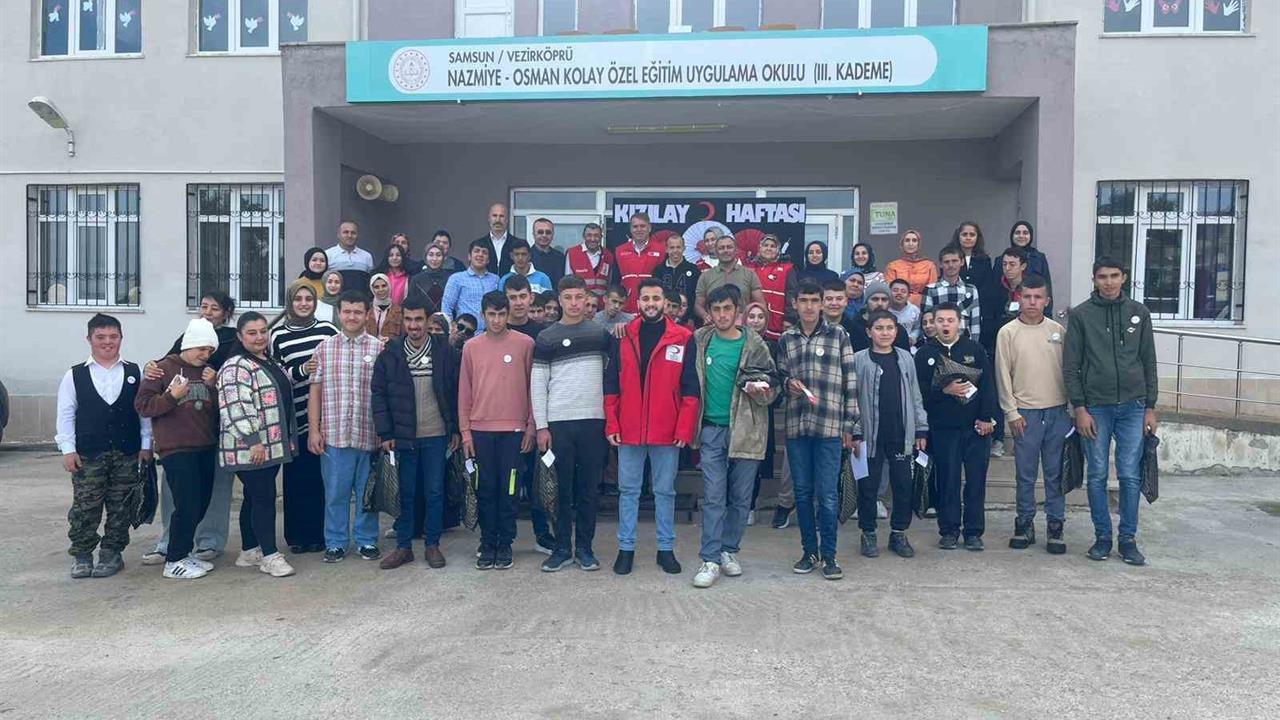 Samsun Vezirköprü'de Kızılay Haftası Kapsamında Etkinlik Düzenlendi