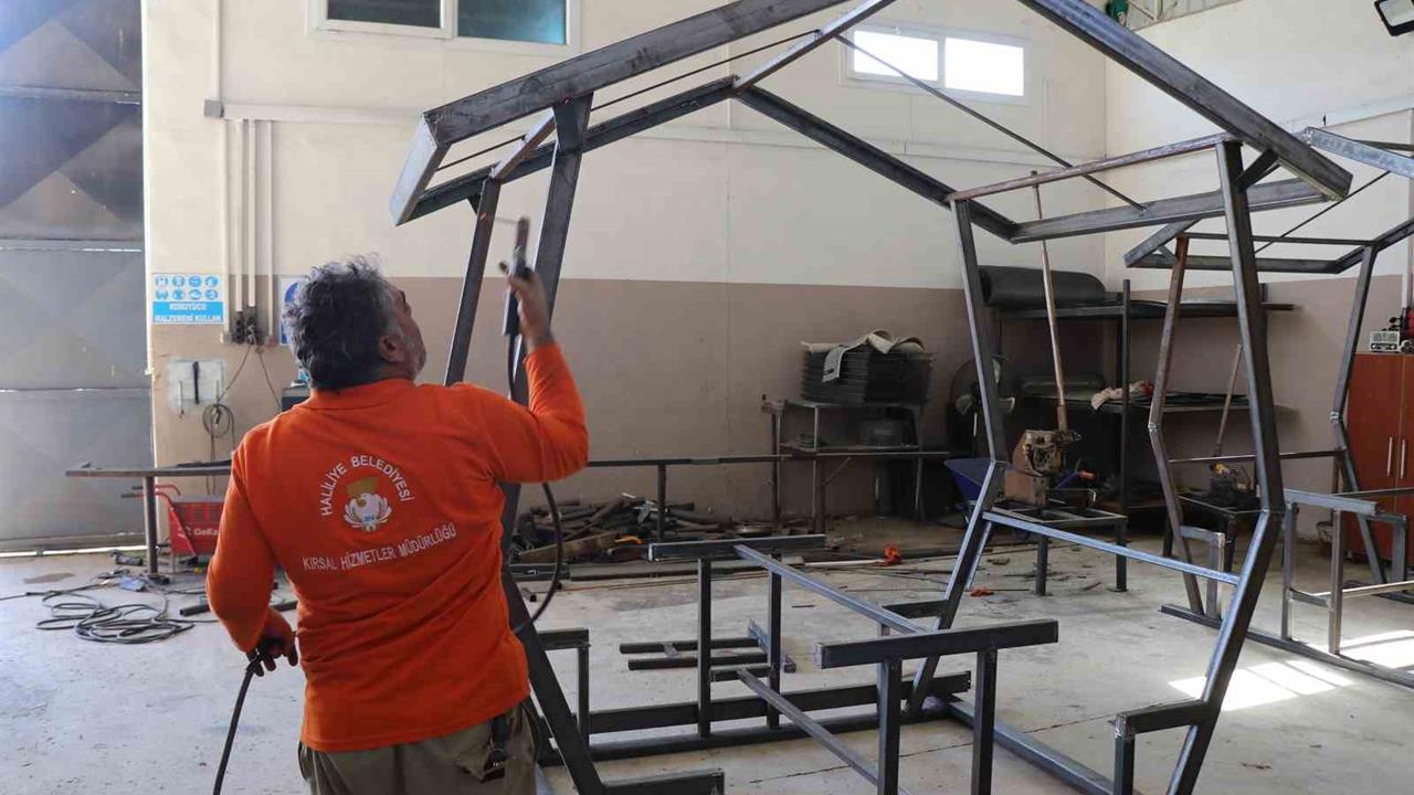 Haliliye Belediyesi Kendi Kaynaklarıyla Üretim Yapıyor ve Tasarruf Sağlıyor