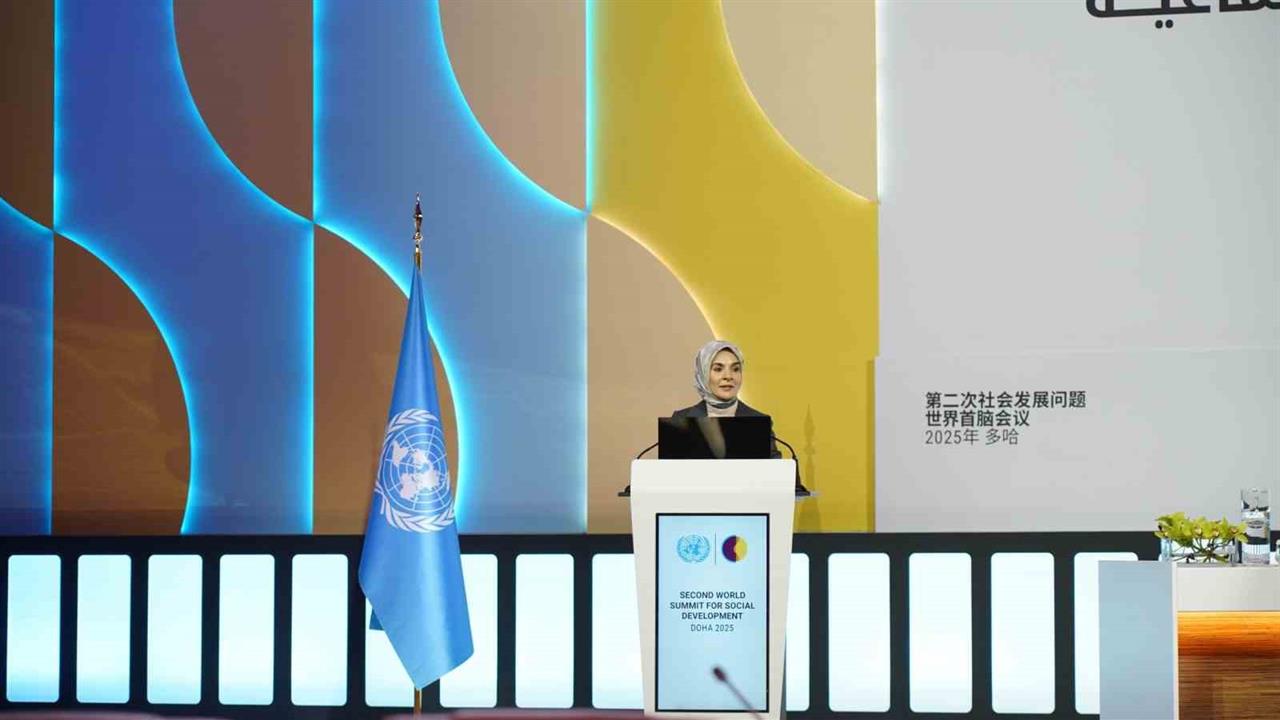 Katar Doha'da 2. Dünya Sosyal Kalkınma Zirvesi'nde Bakan Göktaş Türkiye'nin sosyal kalkınma vizyonunu paylaştı.