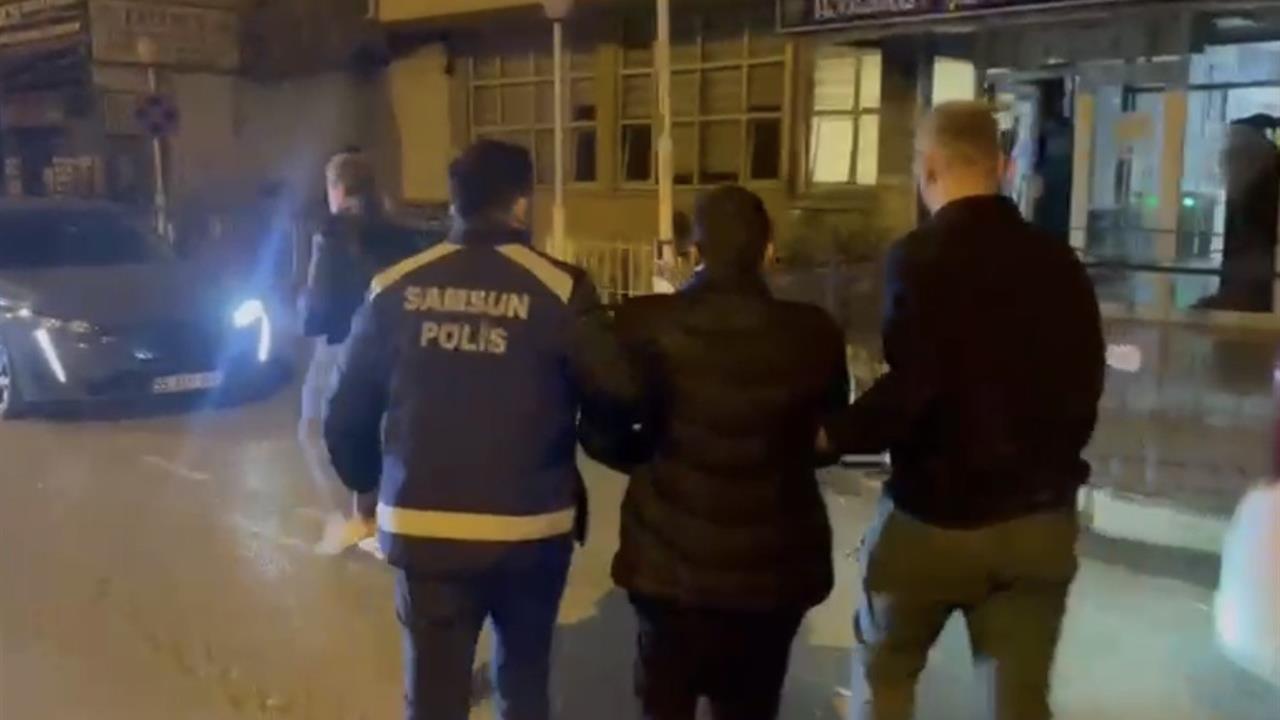 Samsun'da 12 Yıl Hapis Cezası Olan Firari Yakalandı