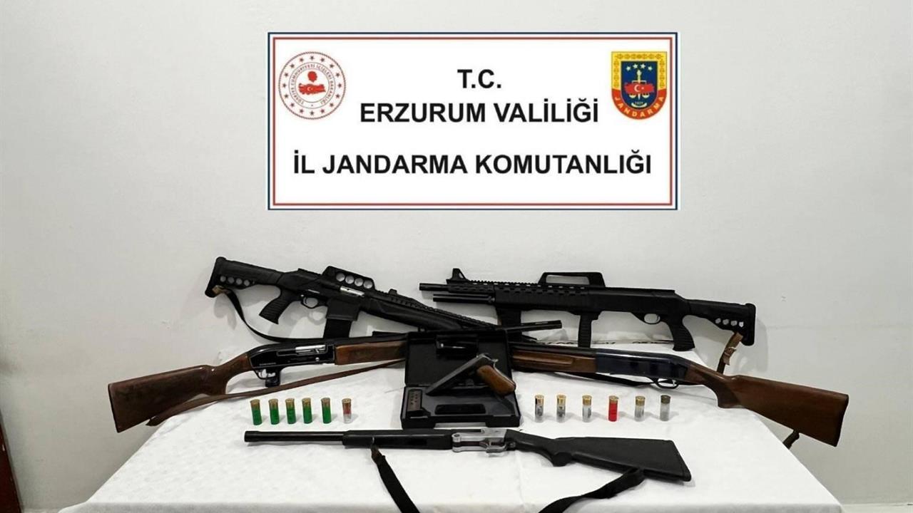 Erzurum'da Jandarma Kaçakçılık ve Organize Suçlarla Mücadele Operasyonu Gerçekleştirdi