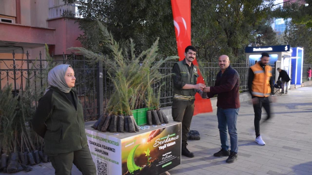 Siirt Merkez'de 11 Kasım Milli Ağaçlandırma Günü İçin Fidan Dikimi Daveti Yapıldı