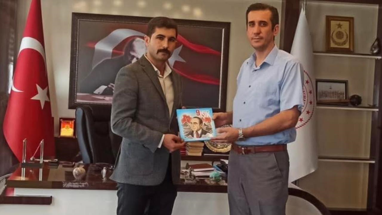 Bozyazı Ülkü Ocakları Başkanı Yıldız, Kaymakam Topsakaloğlu’n İle Görüştü