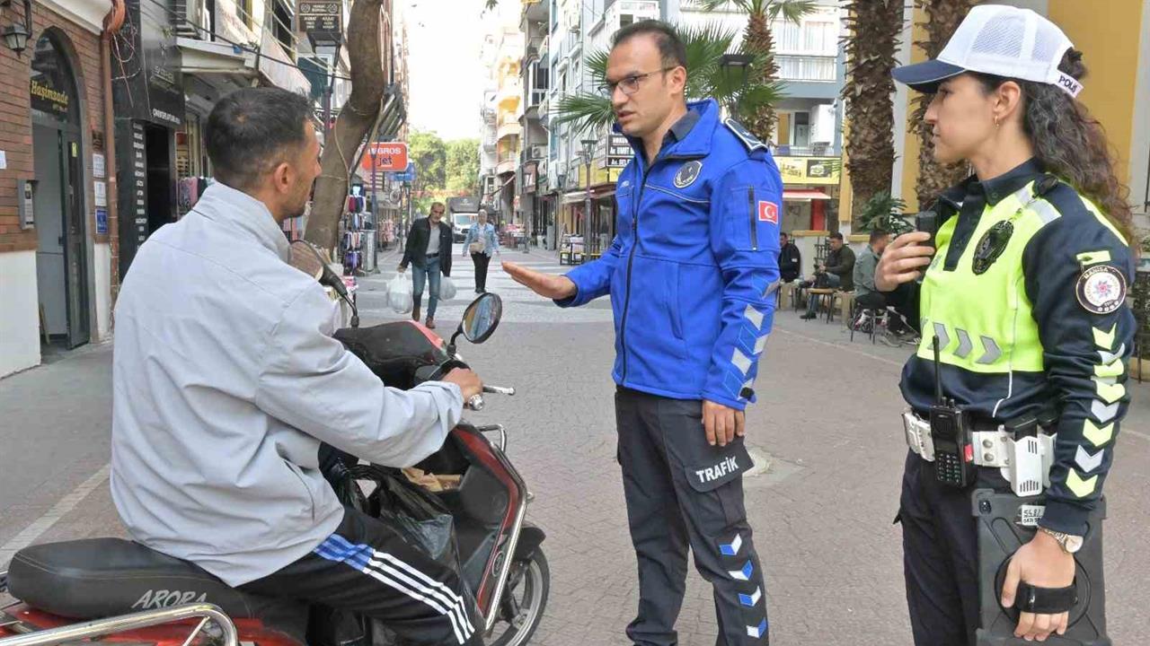 Manisa Şehzadeler'de Yaya Yolları İçin Emniyet ve Zabıta Denetimi Yapıldı
