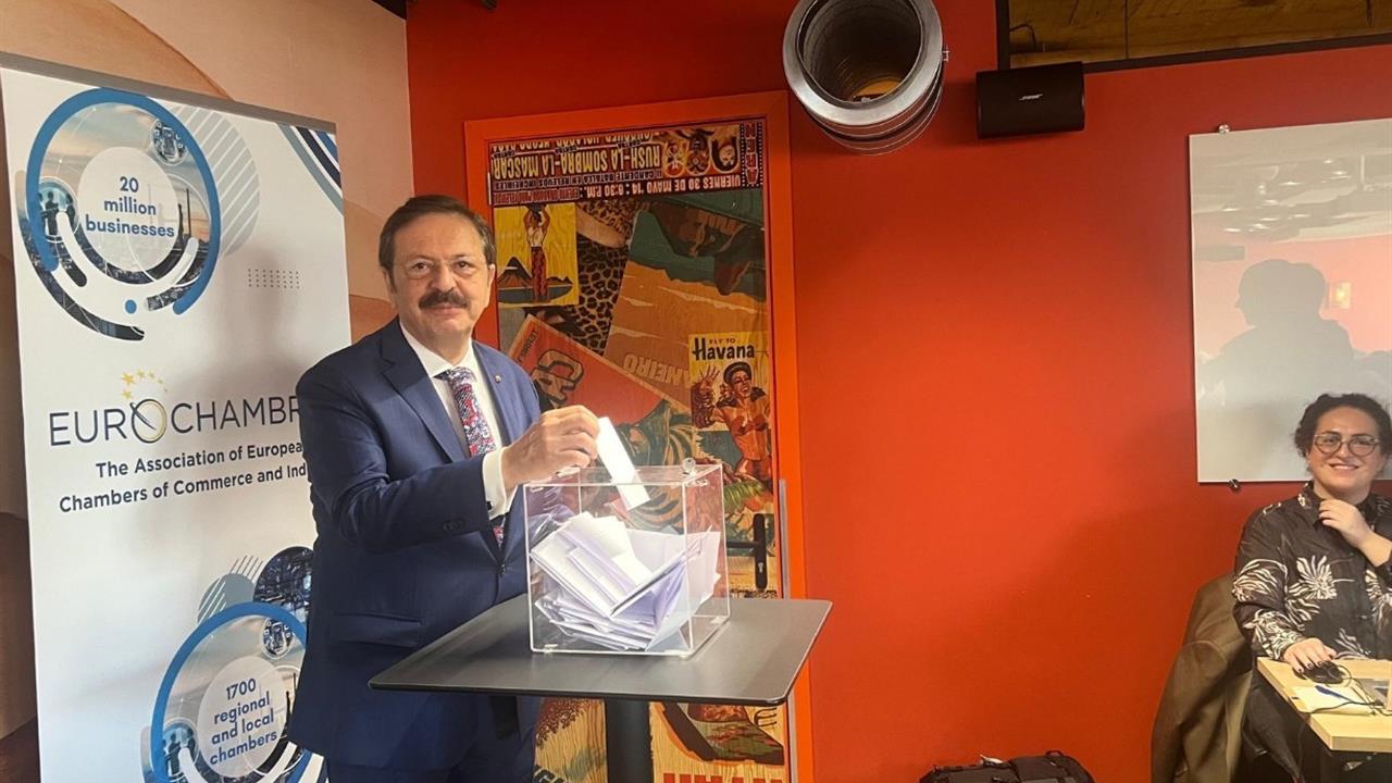 Ankara'da TOBB Başkanı Hisarcıklıoğlu Avrupa Odalar Birliği Başkan Vekili oldu