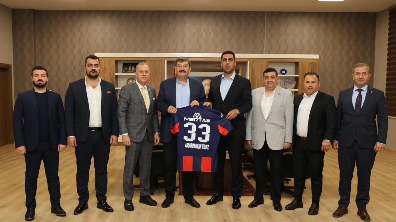 Yeni Mersin Yönetıminden, Başkan Yıldız'a Ziyaret