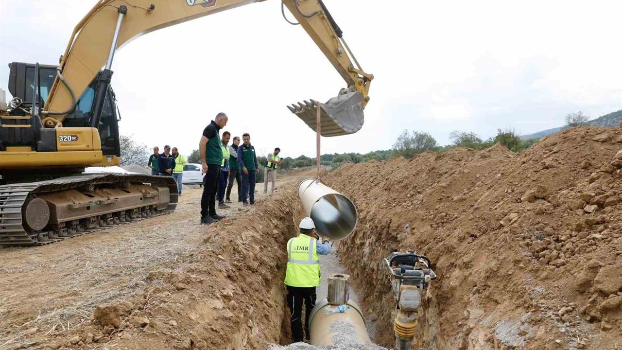 Aydın Bozdoğan’da 46 Bin Dekar Araziye Sulama Hattı Kuruluyor