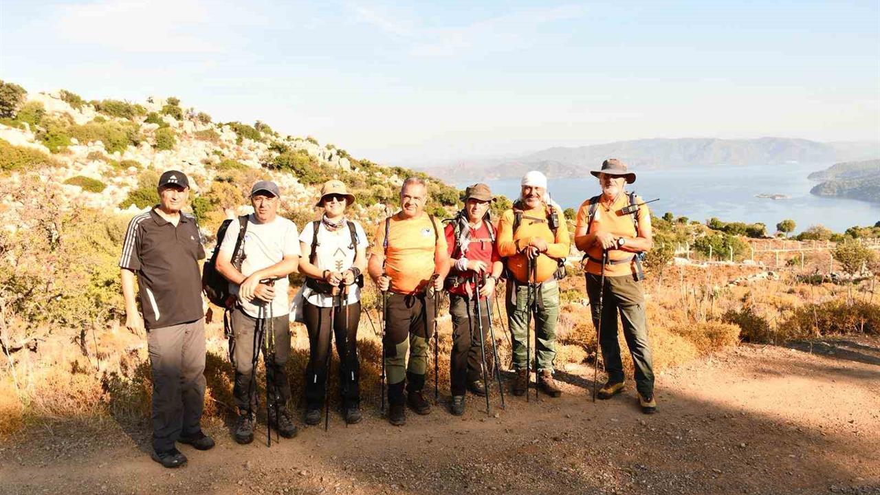 Marmaris'te 128 Doğa Sever Karia Yolu'nda Yürüdü
