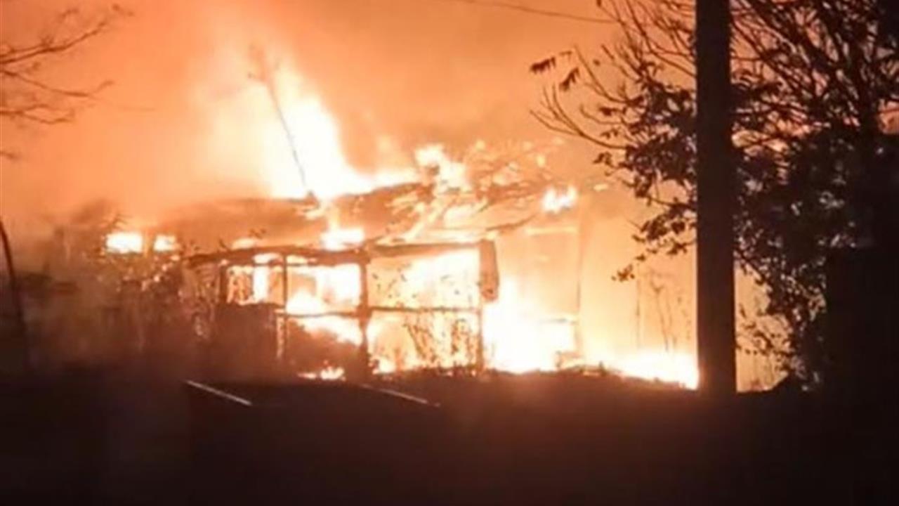 Tekirdağ Hayrabolu'da Bir İş Yerinde Yangın Çıktı