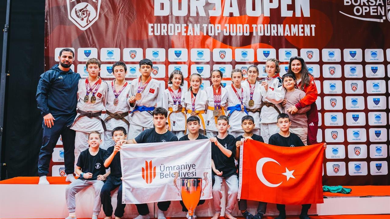 Ümraniye'de Borsa Open European Cup Judo Turnuvası'nda İkincilik Elde Edildi