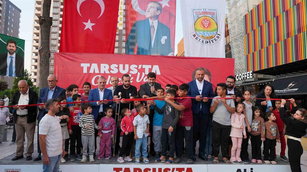 Mersin Tarsus'ta Pelin Kıyga'nın Anısına Yeni Bir Park Açıldı