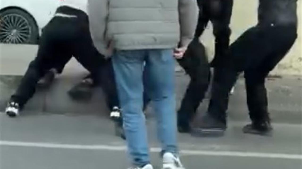 Maltepe E-5'teki Motorcu Kavgasında Tekme ve Yumruklar Uçuştu