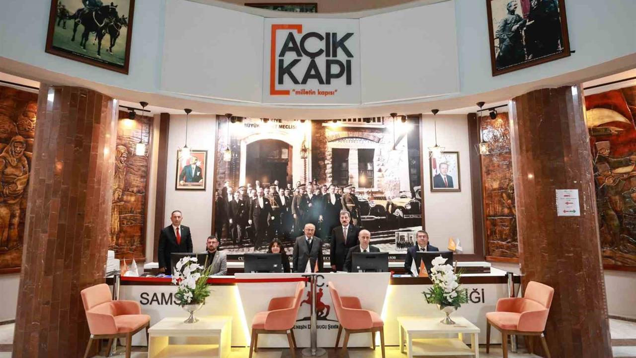 Samsun'da Açık Kapı Projesi Kapsamında 3 Bin 222 Başvuru Sonuçlandı