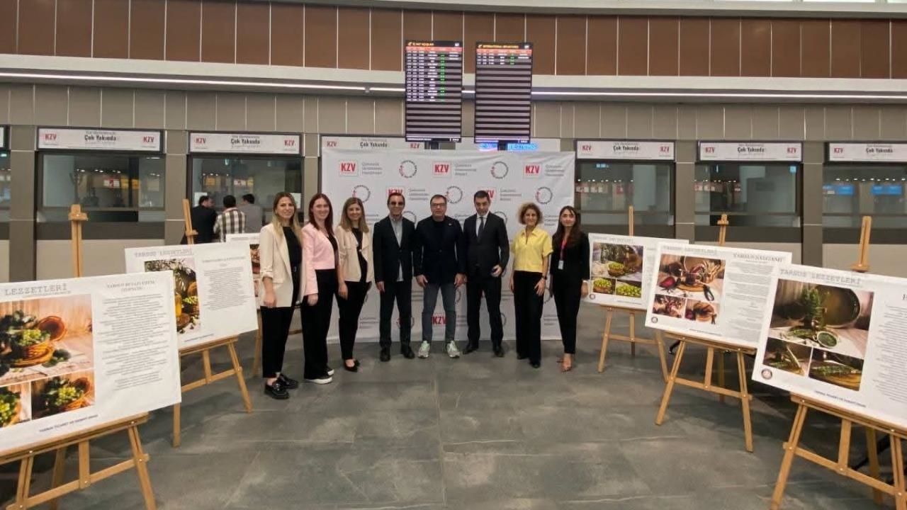 Tarsus’un Coğrafi İşaretli Lezzetleri Çukurova Uluslararası Havalimanı’nda Sergileniyor