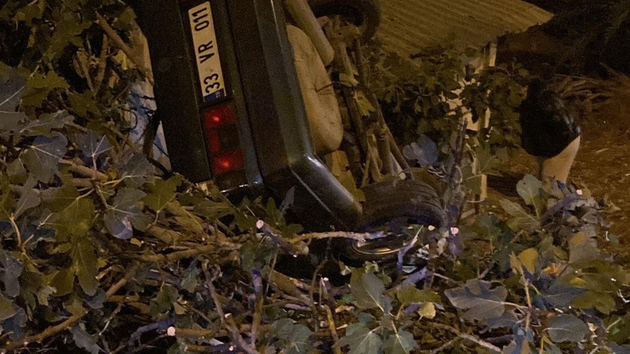 Mersin Silifke'de Takla Atan Otomobil, Sürücüyü Hayatından Etti