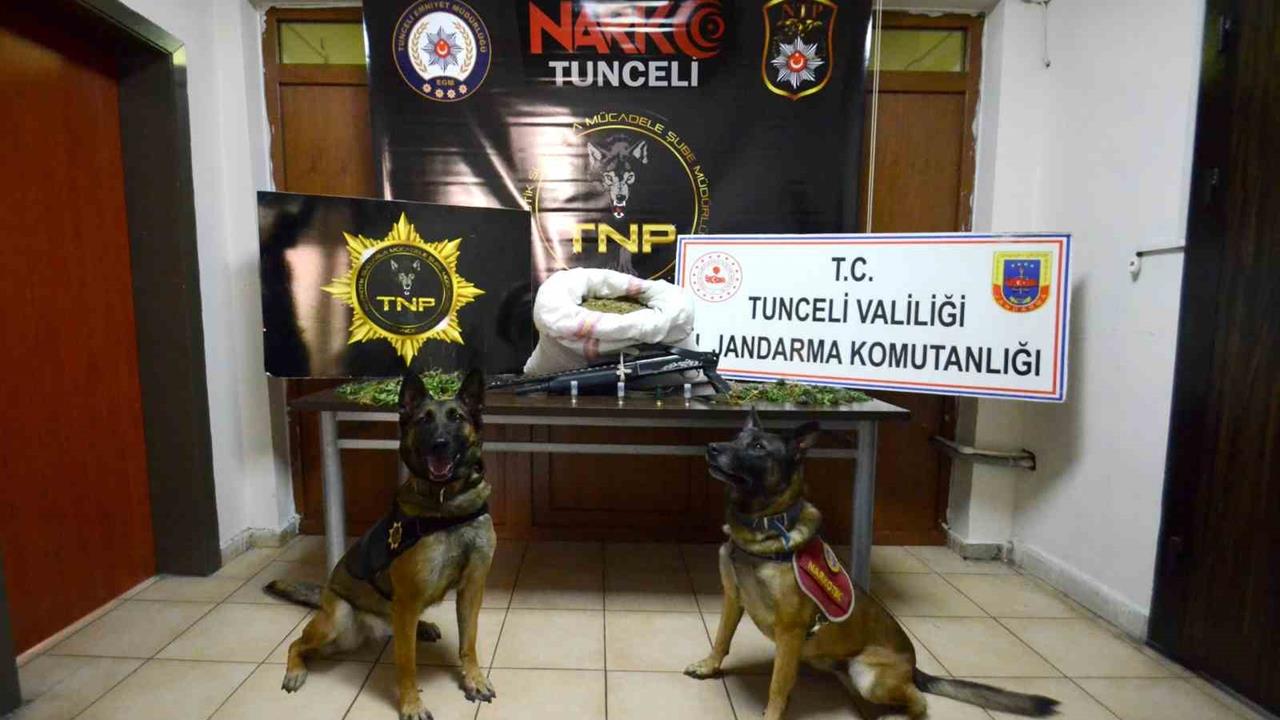 Tunceli Merkezli Operasyonda 23 Kilo Esrar Ele Geçirildi
