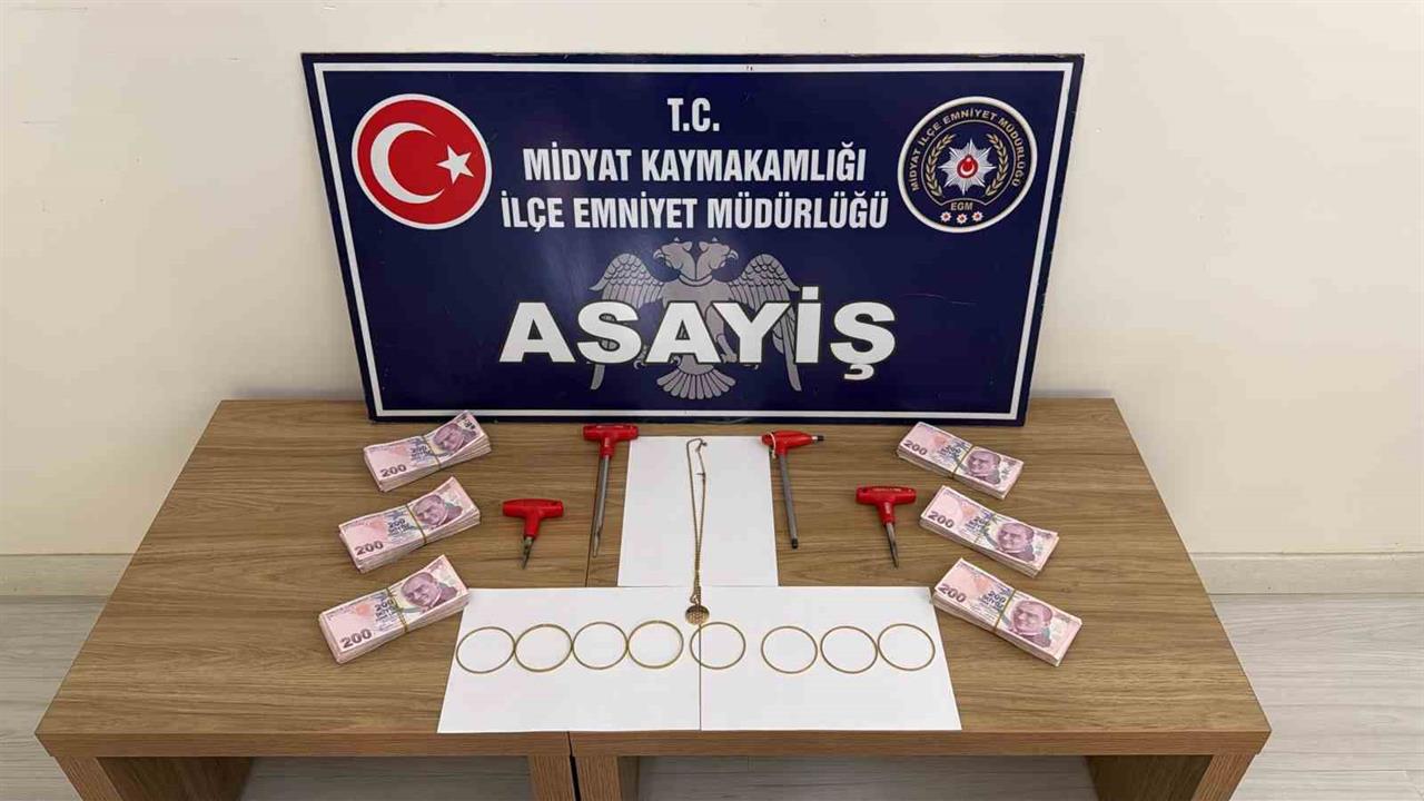 Mardin Midyat'ta Hırsızlık Şüphelisi 5 Kişi Yakalandı