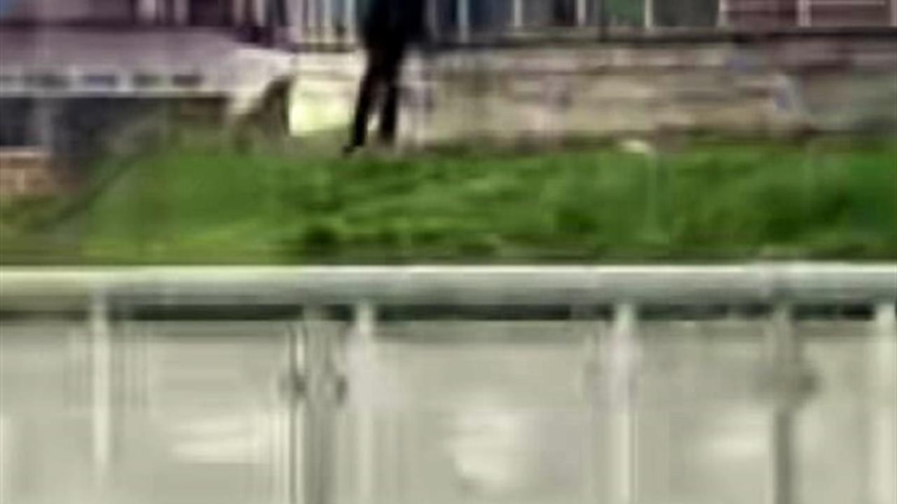 Sakarya Serdivan'da Parkta Korkulukları Sökerek Şok Eden Olay